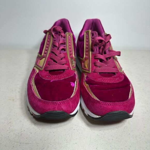 Brooks Maroon Velvet/Black Gold Running Shoe Sneaker 1102051D662 SZ 8 - Picture 3 of 8